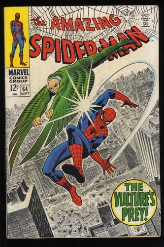Amazing Spider-Man #64 VG+ 4.5 Vulture Appearance! Classic Romita Cover!