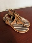 Women’s Size 7 Sperry Sandals Blue/white Stripe Gladiator Sandal T Strap Sandal — photo 5
