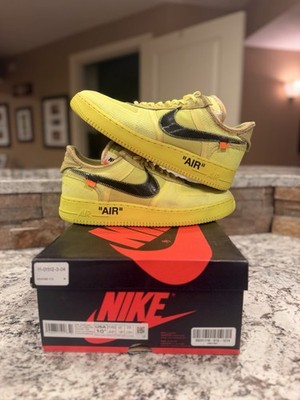 Air Force 1 Low Off White Volt 12 Men Rep Box Used Clean Fast Shipping STEAL