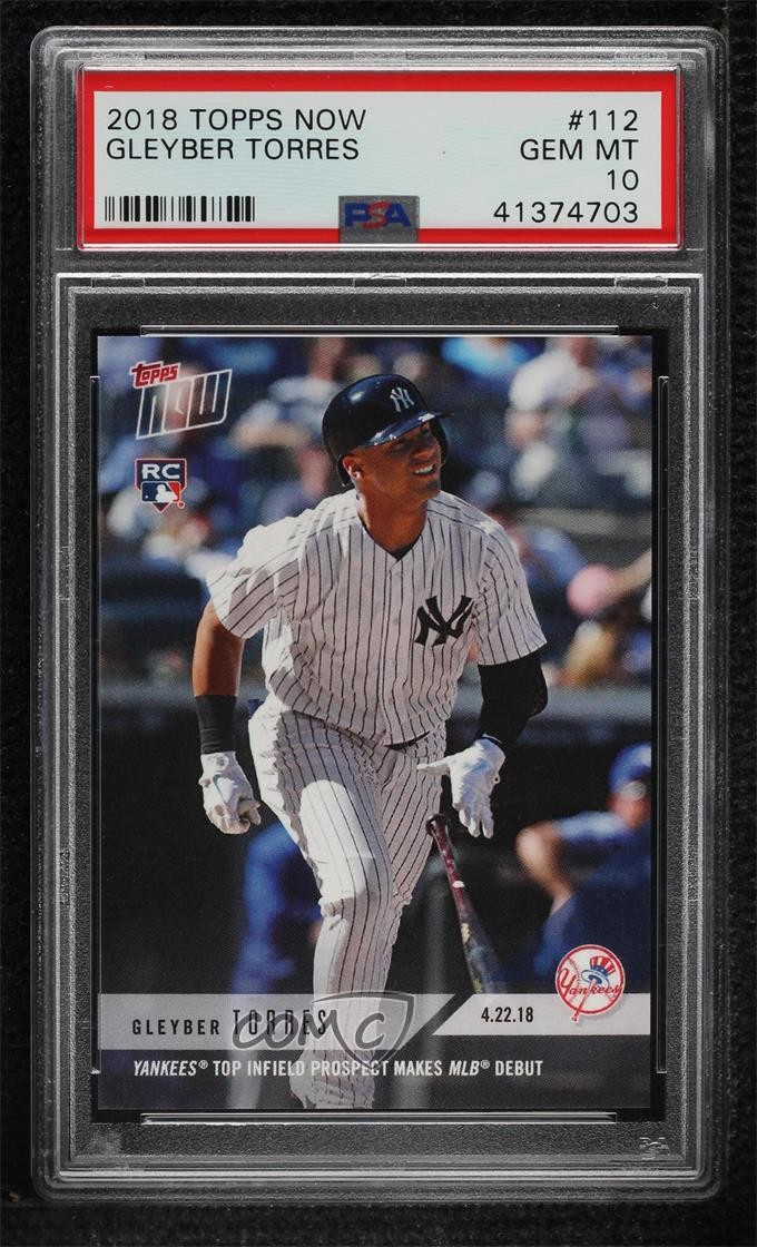 Topps Now Gleyber Torres front