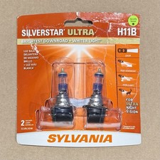 Sylvania H11b Silverstar Ultra High Performance Halogen Headlight Bulbs 2 Pack