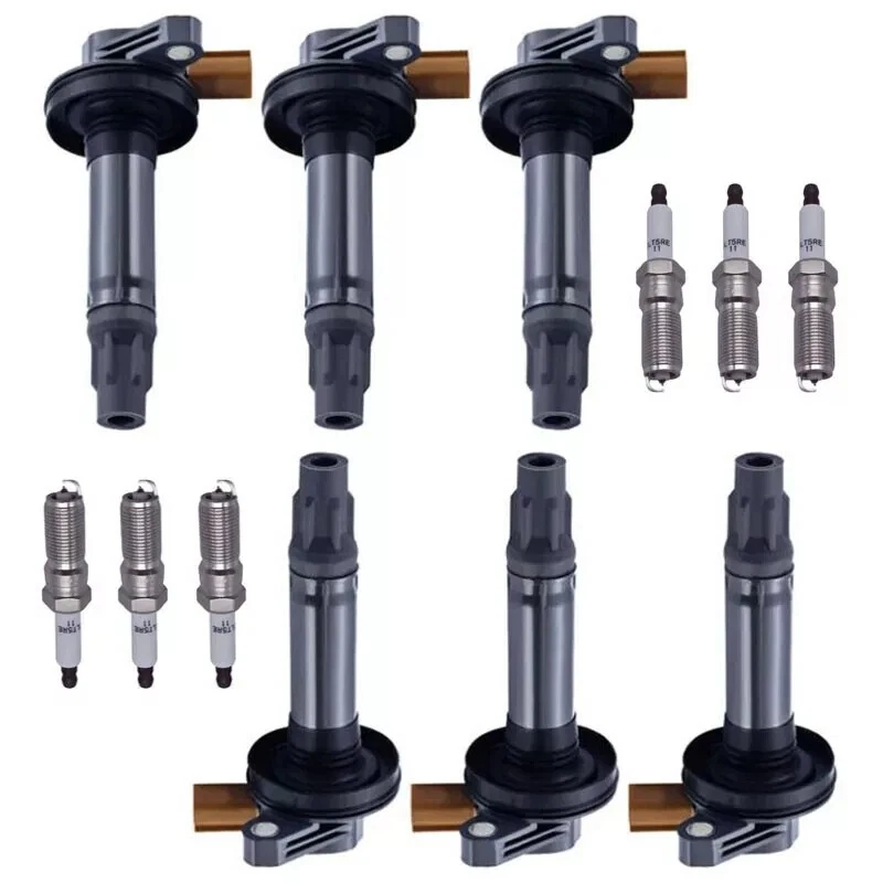 Set of 6 Motorcraft Ignition Coils Spark Plugs Fits Ford F-150 3.5L DG549 SP534 - Image 2 of 4