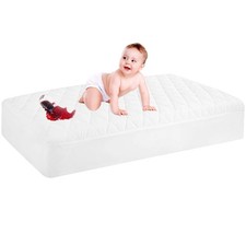 GRT 1 Pack Waterproof Crib Mattress 52x28x9 Inch Pack of 1 , White