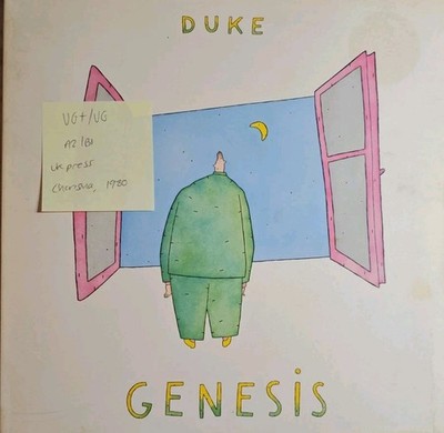 Genesis Duke Vinyl Record VG+/VG CBR 101 1980