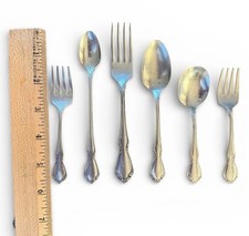 Vintage Oneidacraft Deluxe Stainless Chateau Baby Child Flatware Forks Spoons