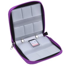 Eco-Fused Memory Card Case - Fits up to 44 Slots, Purple / 44 slots - 1 pack