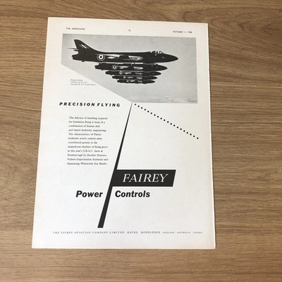 SAIR07 MAGAZINANZEIGE 11X8 FAIREY HYDRAULIKSTEUERGERÄTE