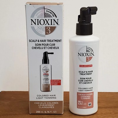 Nioxin System 3 Treatment for Colored Hair Scalp Activating 6.76 oz Brand New