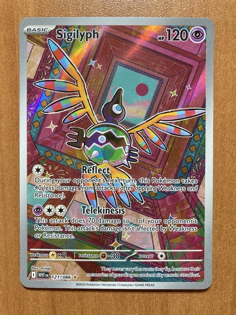 Sigilyph #121 (White Flare (2025))