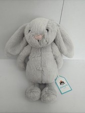 Jellycat Small Bashful Silver Bunny - with Tags - JELLY10960FS - OFFICIAL