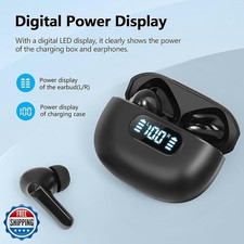 Wireless Earbuds Bluetooth 5.4 Headphones, 2025 Hi-Fi Stereo Bass Ear Buds, 4...