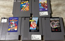 Q*bert BurgerTime Karate Kid 5 Nintendo NES Game Lot Retro Arcade Classics