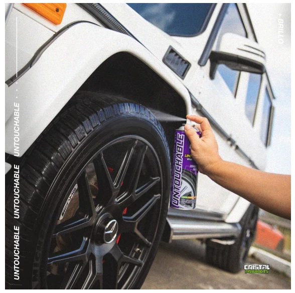 Cristal Product Untouchable Tire Wet Finish 14oz (6 bottle) Ever Gloss - product detail image 4