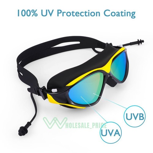 Swimming Goggles Mirror Clear Anti-UV Anti-Fog Swim Glasses For Adult Men Women - 第 10/66 張圖片