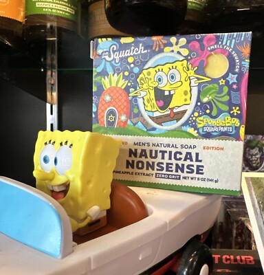Dr. Squatch Limited Edition Soap - Nautical Nonsense, 5 oz. (SpongeBob)