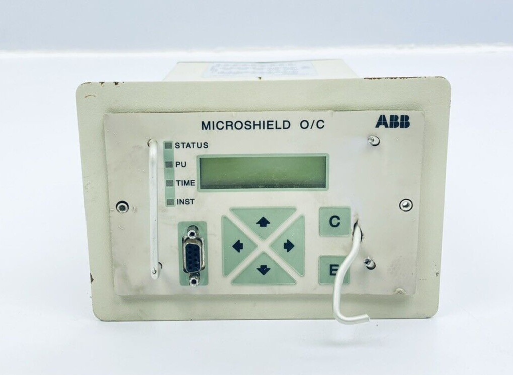 PARTS ONLY ABB MICROSHIELD O/C 474M2311-6000 MULTIPHASE TIME-OVERCURRENT RELAY