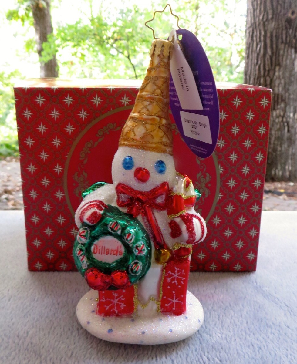 Christopher Radko Christmas Ornament Dillards 2021 Mr Bingle