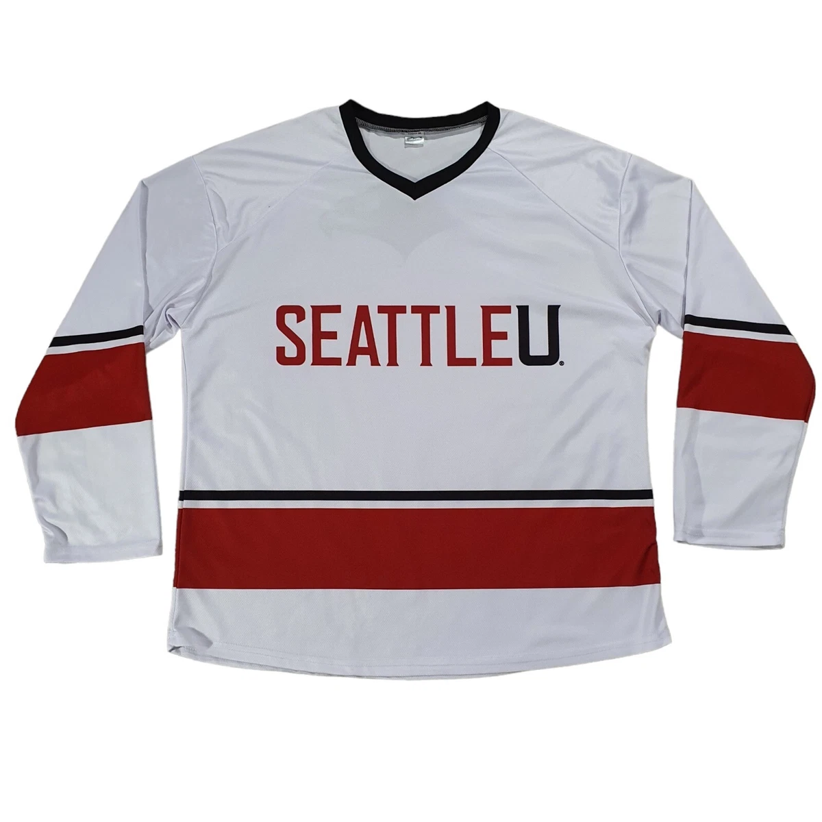 Seattle University SU Ice Hockey Jersey Youth Medium Redhawks College Team Shirt