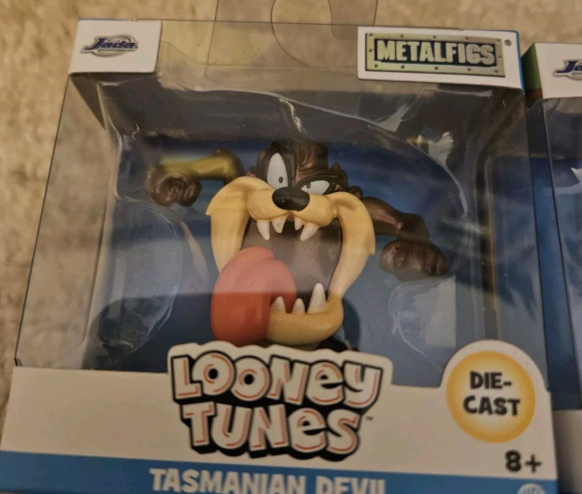 Looney Tunes Metalfigs Bugs Bunn Sylvester Daffy Duck Taz 2.5