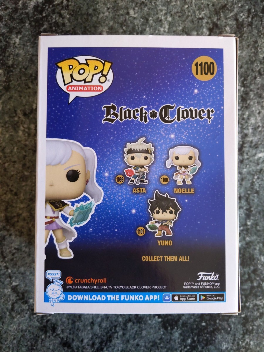 BLACK CLOVER NOELLE #1100 Funko Pop! New 2022 Edition Careful Pack