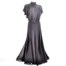Latin Ballroom Competitio  n Dance Dress Modern Waltz Tango Standard Dress Y055