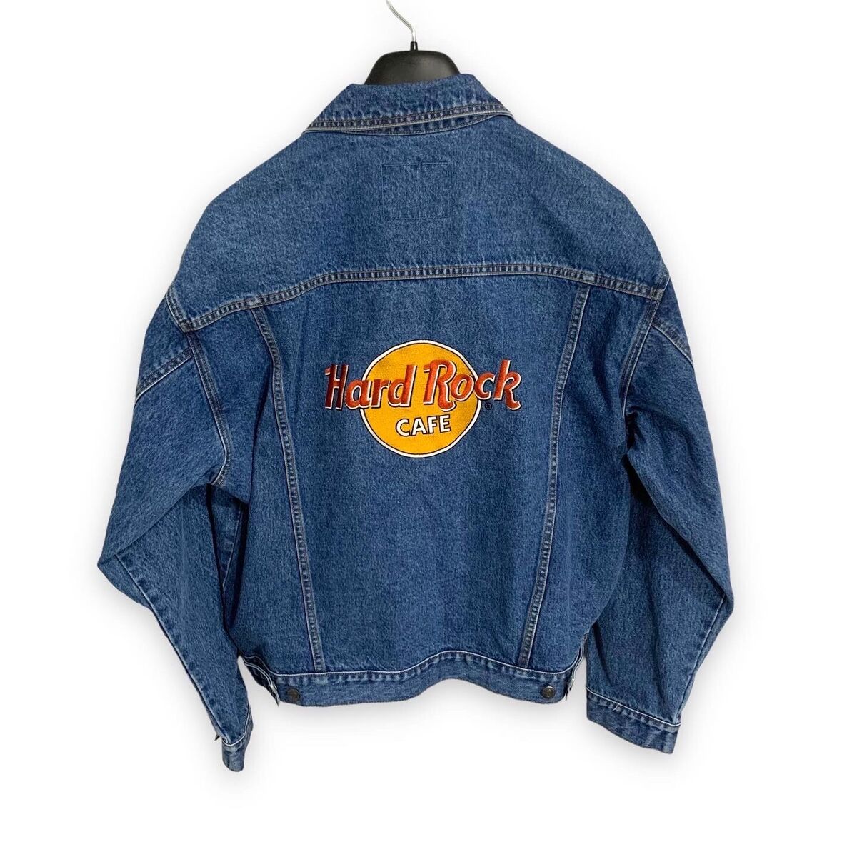 Vintage 90s Hard Rock Cafe Jolly Rancher Denim Jean Jacket Vintage 90s Hard Rock Cafe Jolly Rancher Denim Jean Jacket