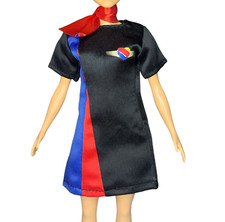 Doll Dress Inspired Southwest Airlines Flight Attendant Uniform Fits Barbie 