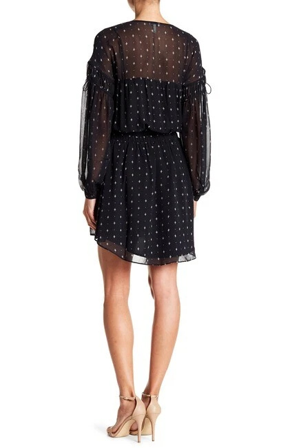 Vestido Joie Academia seda georgette estampado geométrico mini blusa nuevo con etiquetas XS $348.00 Foto 3 de 4