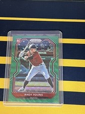 Andy Young 2021 Panini Prizm Green Wave Rookie RC #61 Arizona Diamondbacks