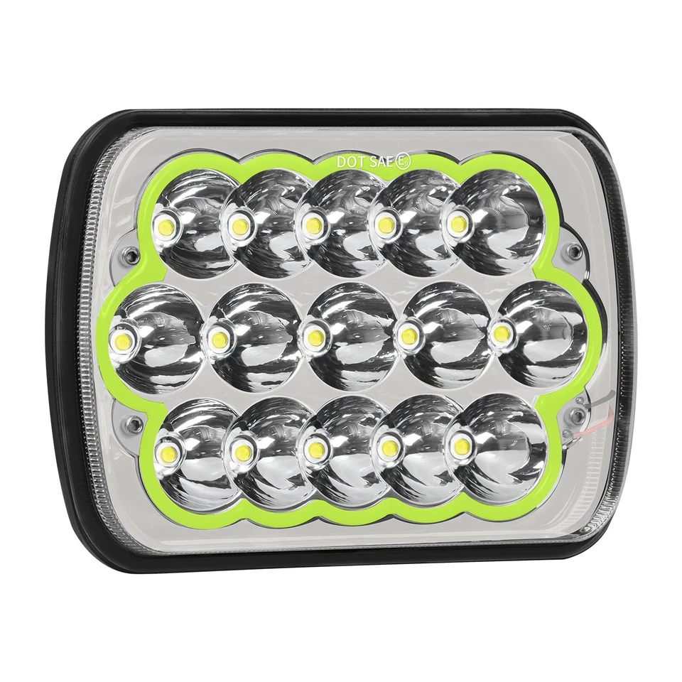 Светодиодная фара для International Harvester 9900 9200 9400i 4700 4800 7x6 дюймов H6054 - Изображение 4 из 4