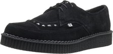 T.U.K  Pointed Toe Platform Creepers Shoes Black  Womens Size US 9  EU 40