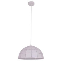 Pendelleuchte HäNgelampe Deckenlampe Wohnzimmerlampe Metall Weiß 1-Flammig