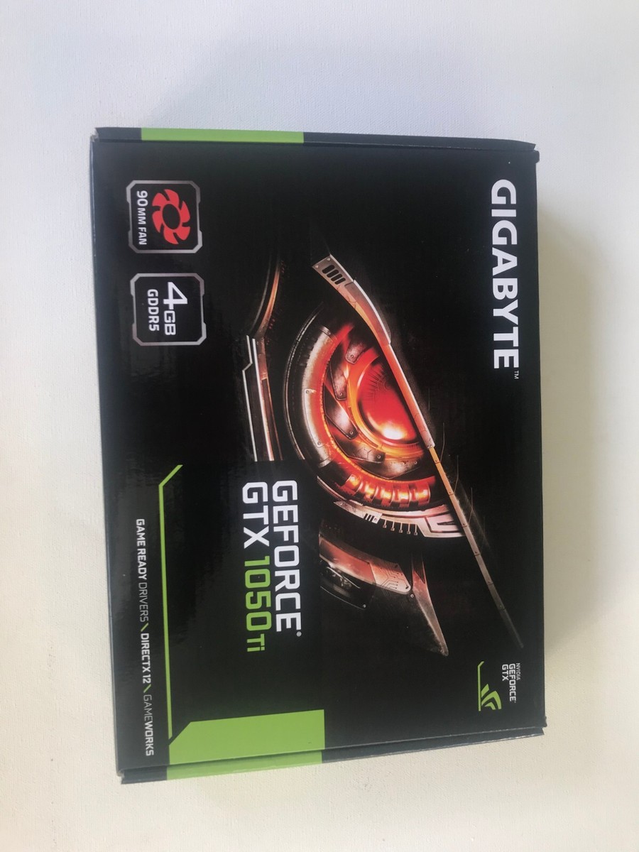 Gigabyte Geforce GTX 1050 Ti 4GB Box only (No Graphics card