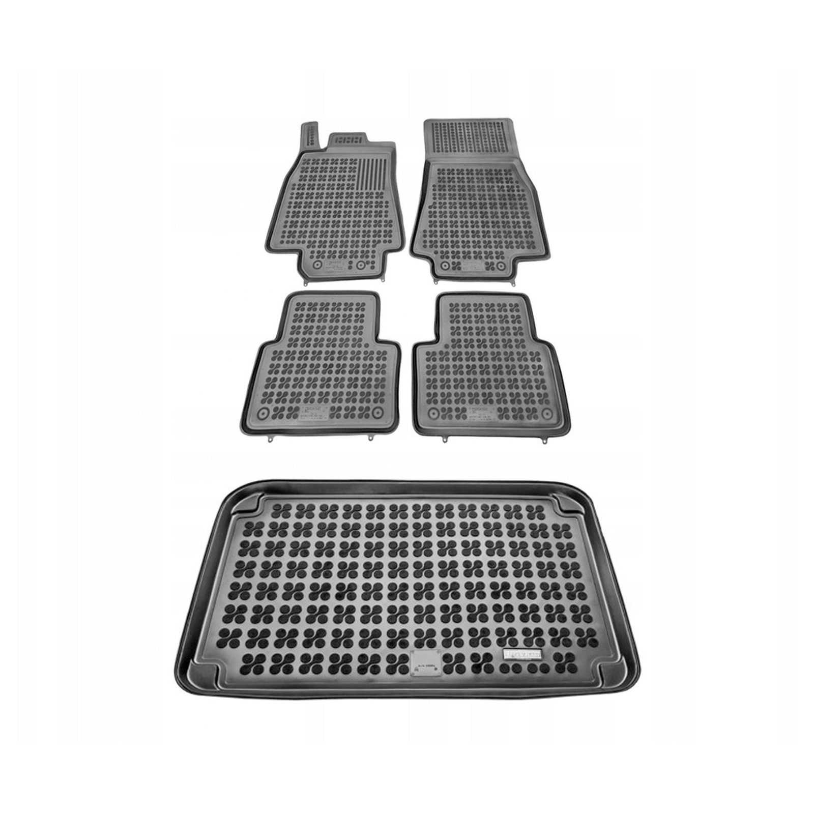 Tapis de sol Mercedes Classe A W168 de 1997 à 2004 en moquette noire sur mesure