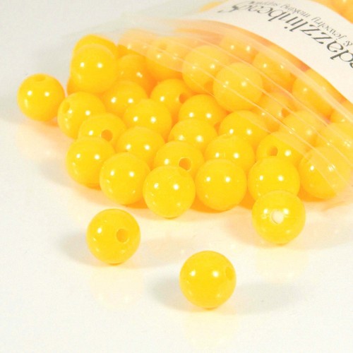 50 bolas de plástico acrílico de 8 mm lisas redondas lisas opacas cuentas sueltas gruesas - Imagen 3 de 14