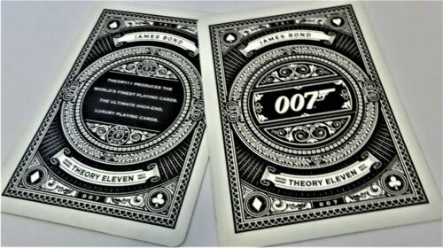 BRAND NEW PREMIUM GOLD FOIL 3D EMBOSS JAMES BOND 007 PLAYING CARDS 