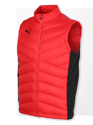 Puma Men KK Hybrid Down Vest Jacket Running Grenadine GYM Top Jackets 93271003