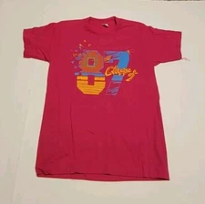 Vintage Single Stitch Screen Stars Best Class of 1987 T Shirt Pink S