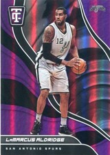 2017-18 TOTALLY CERTIFIED PURPLE PARALLELS LAMARCUS ALDRIDGE SPURS - X1216