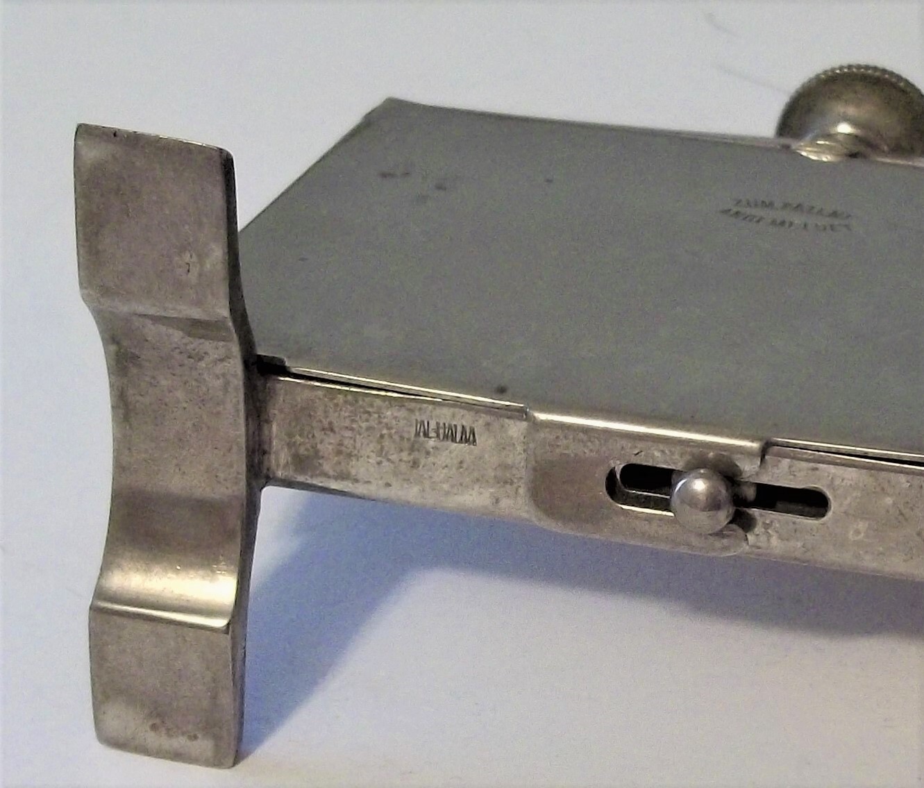 Vintage TOOTHPICK DISPENSER HOLDER Silver Plate WMF Germany Patent