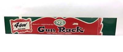 Vintage WFS Wall Mount 4 Gun Rack 26''x23'' made in Japan New