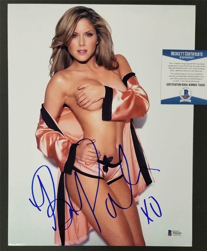 Brittney Palmer signed Playboy 10x13 Photo #2 Model Ring Girl ~ Beckett BAS  COA | eBay