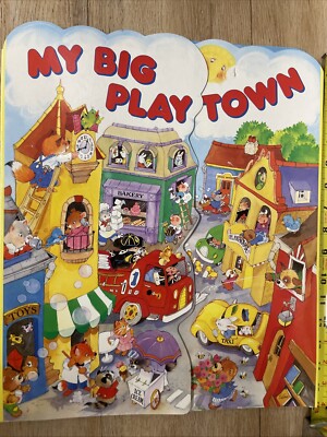 My Big Play Town Vintage 1995 Huge Set $200 On Amazon And Higher. NEW