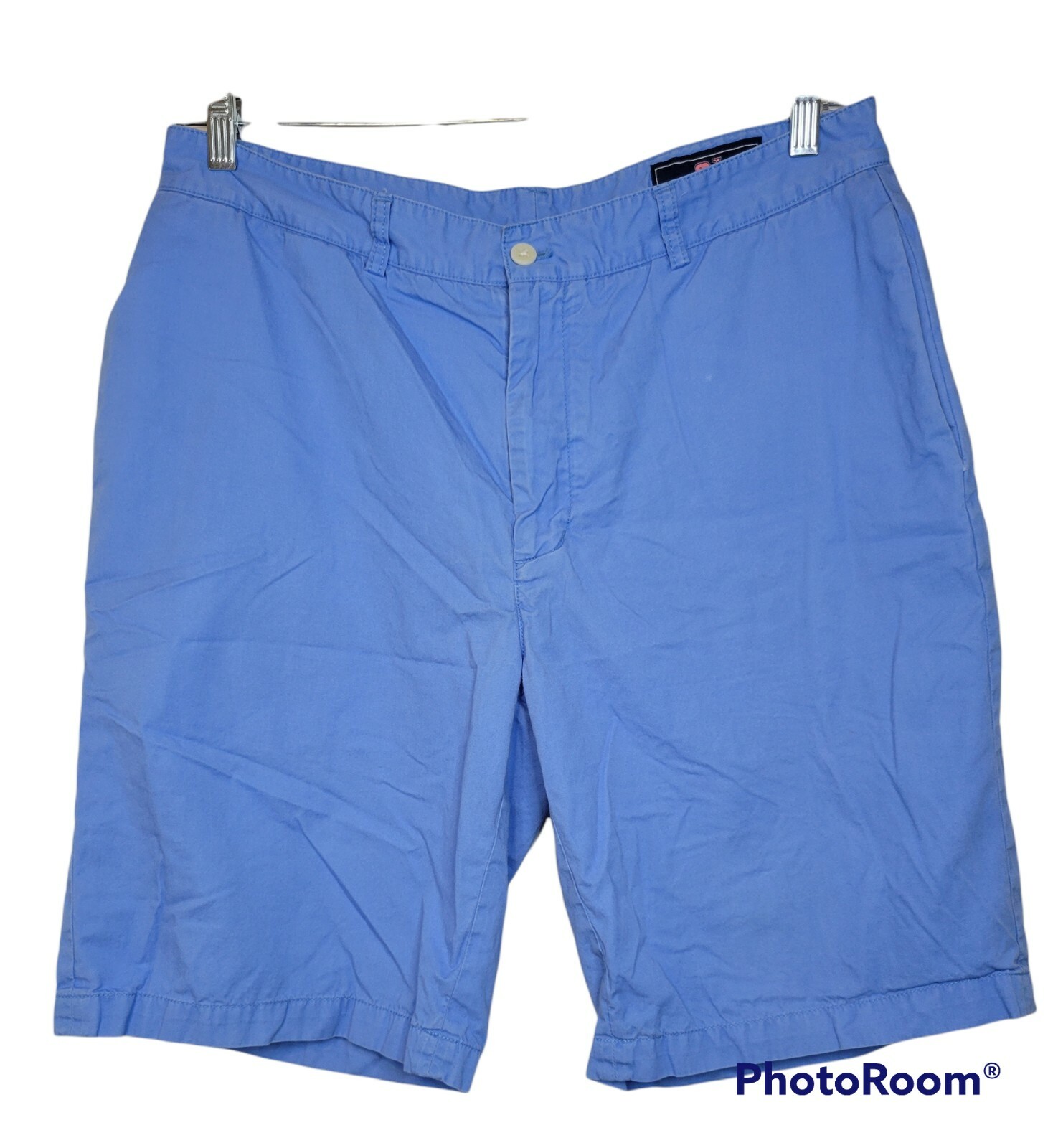 vineyard vines by shep ian Men's 35 Club Short Baby Blue Cotton Shorts