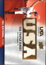 2009-10 USA Baseball 18U National Team Jerseys #AV A.J. Vanegas Jersey - NM-MT
