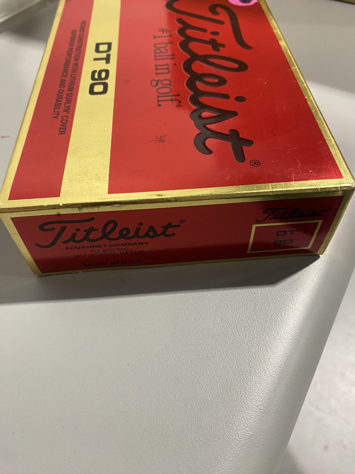 Titleist DT-90 Wound 90 Golf Ball 12 Pack  Brand New 