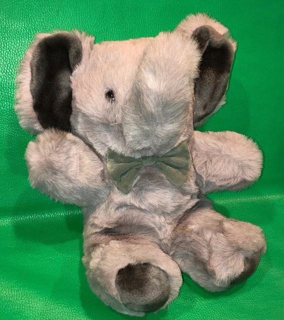 Vintage America Wego Plush Gray Elephant Grey 14