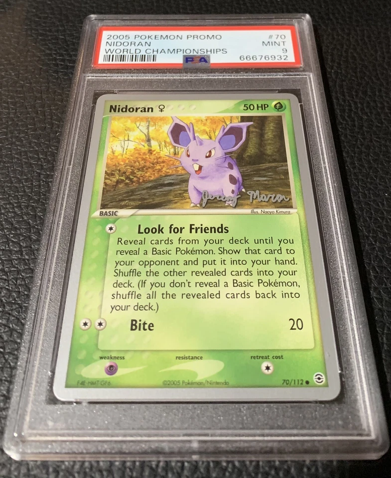 Nidoran - 2005 Pokémon World Championships Decks #70/112 - PSA 9 Mint (POP 1) - Image 2 of 4