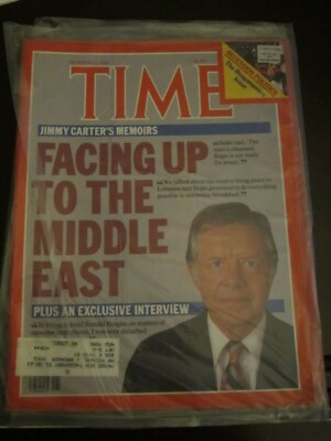 Time Magazine October 1982 Facing Up to the Middle East Jimmy Carter (K) C