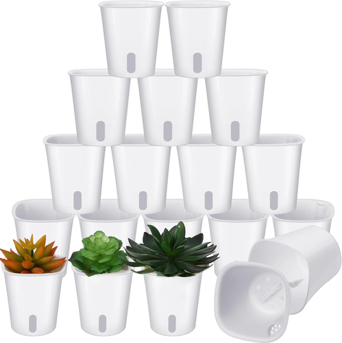 20 Pcs 3 Inch Self Watering Pots Self Watering Planters for Indoor Planters Plas - Picture 9 of 12